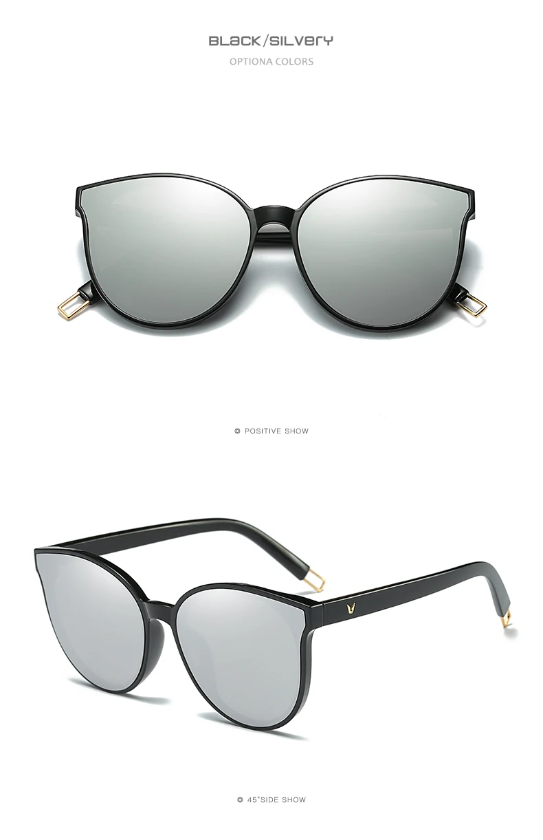 2023 Fashion Color Luxury Flat Top Cat Eye Elegant Sunglasses Woman Oculos De Sol Men Twin Beam Oversized Sun Glasses UV400