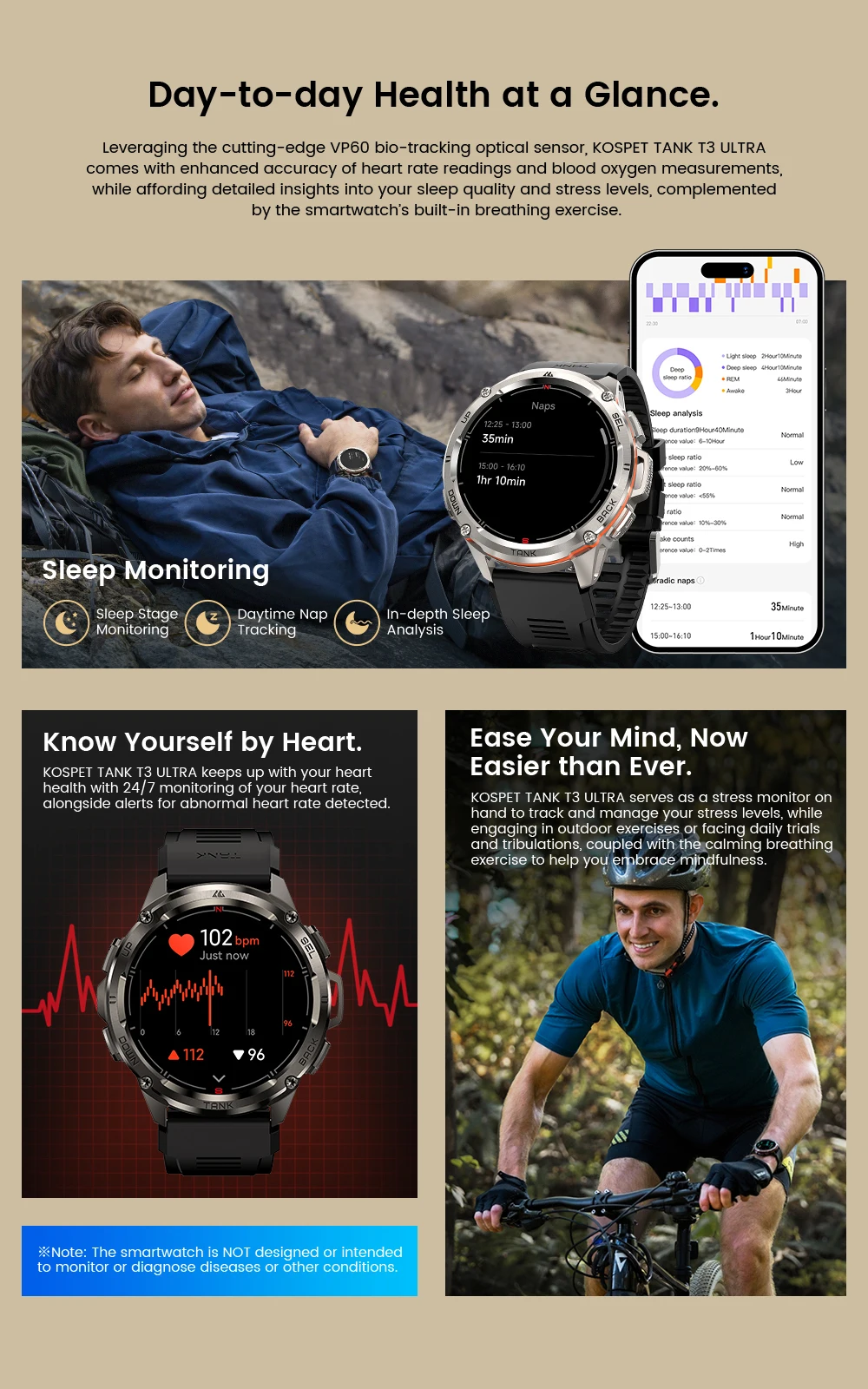 2024 NEW KOSPET TANK T3 Ultra GPS Smartwatches For Men Women Electronic Fitness Smart Watch Military Digital Waterproof Watches 2024 NEW KOSPET TANK T3 Ultra GPS Smartwatches For Men Women Electronic Fitness Smart Watch Military Digital Waterproof Watches