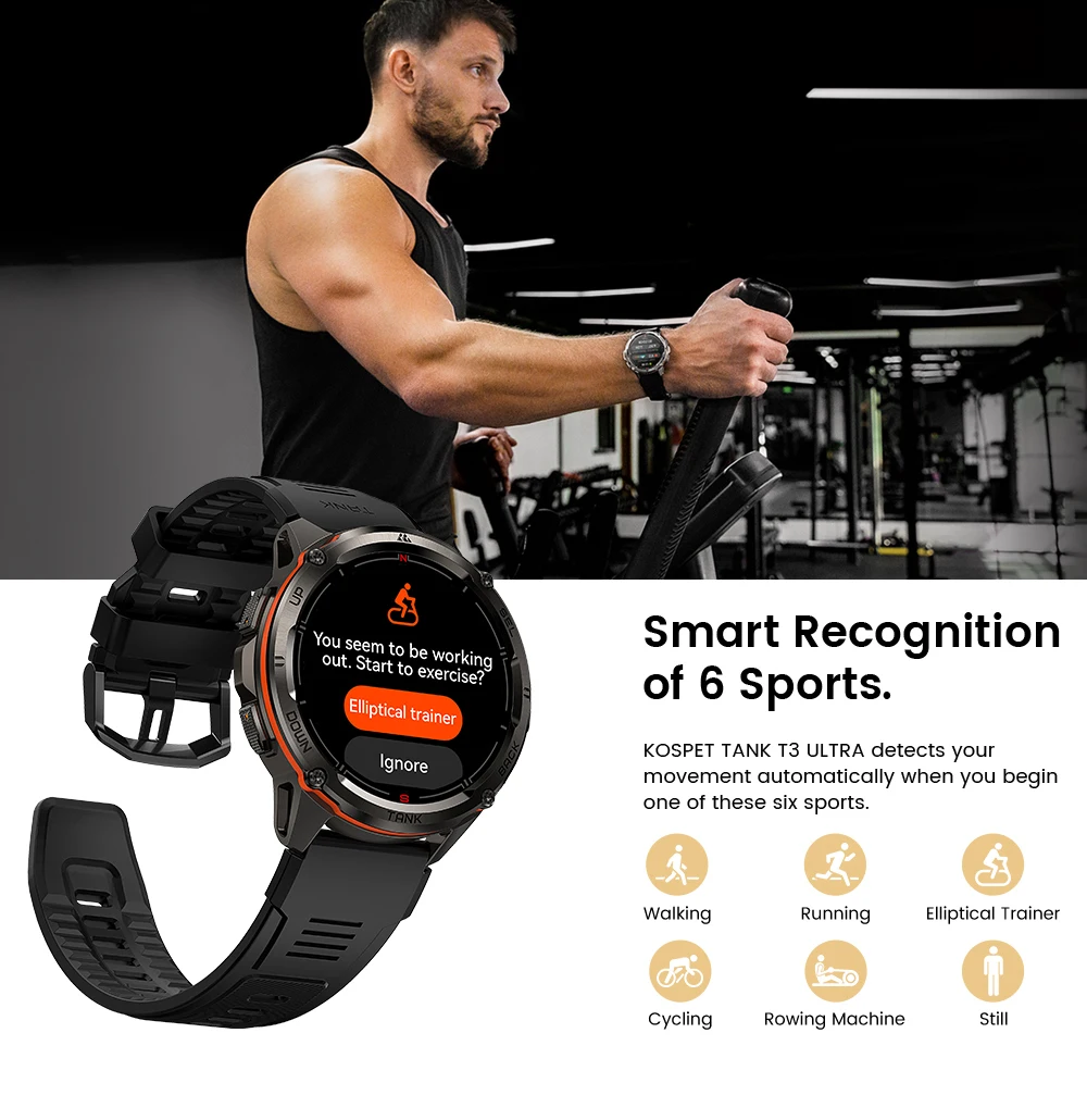 2024 NEW KOSPET TANK T3 Ultra GPS Smartwatches For Men Women Electronic Fitness Smart Watch Military Digital Waterproof Watches 2024 NEW KOSPET TANK T3 Ultra GPS Smartwatches For Men Women Electronic Fitness Smart Watch Military Digital Waterproof Watches