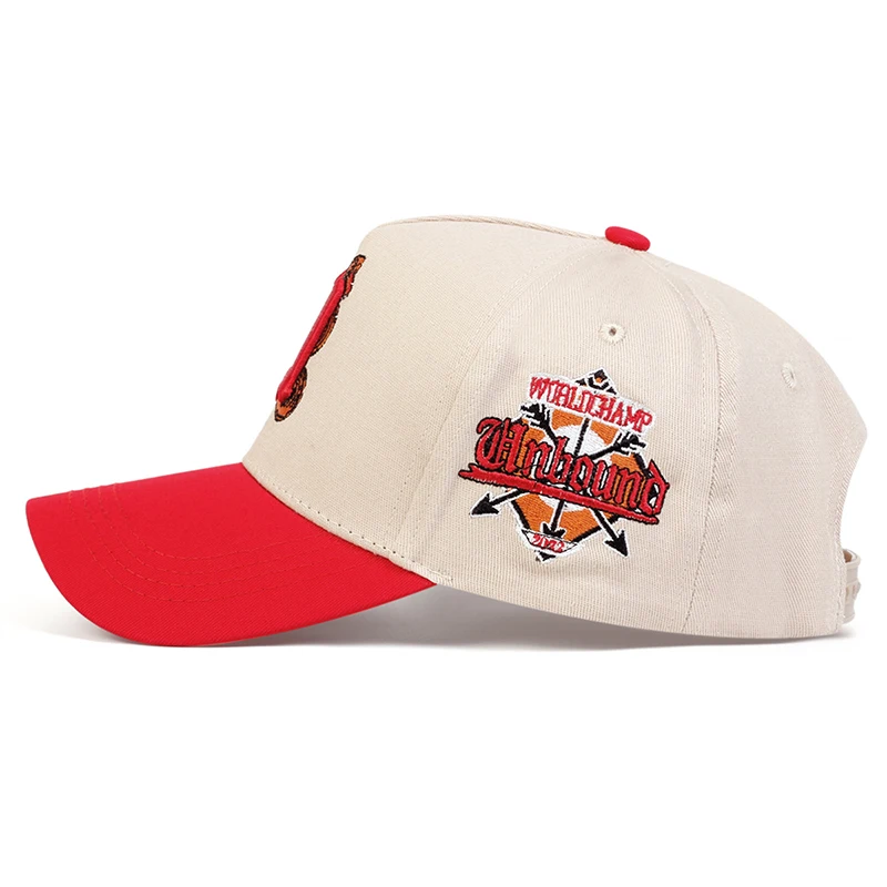 Unisex Rose Letter Embroidery Baseball Caps Spring Autumn Outdoor Adjustable Casual Hats Sunscreen Hat