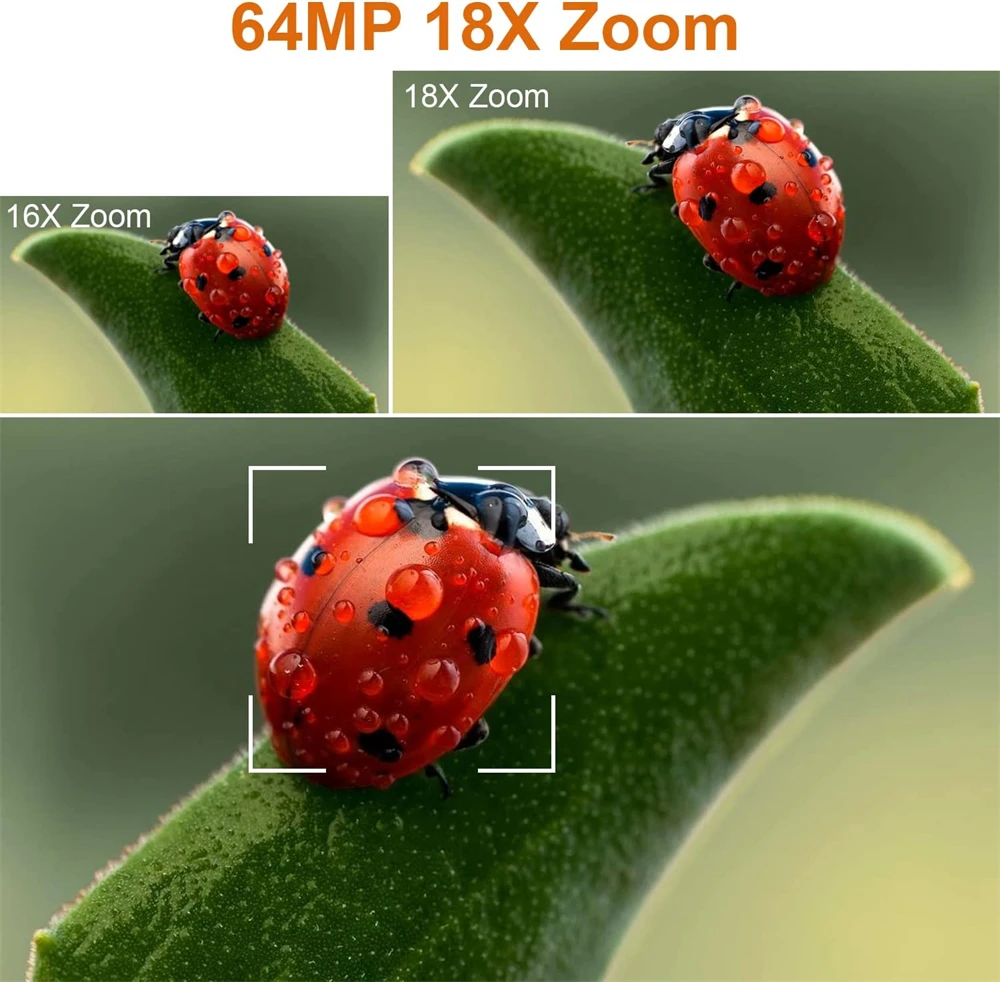 4K 60FPS Camcorder 64MP YouTube Professional Digital Video Camera Streaming Auto Focus 4