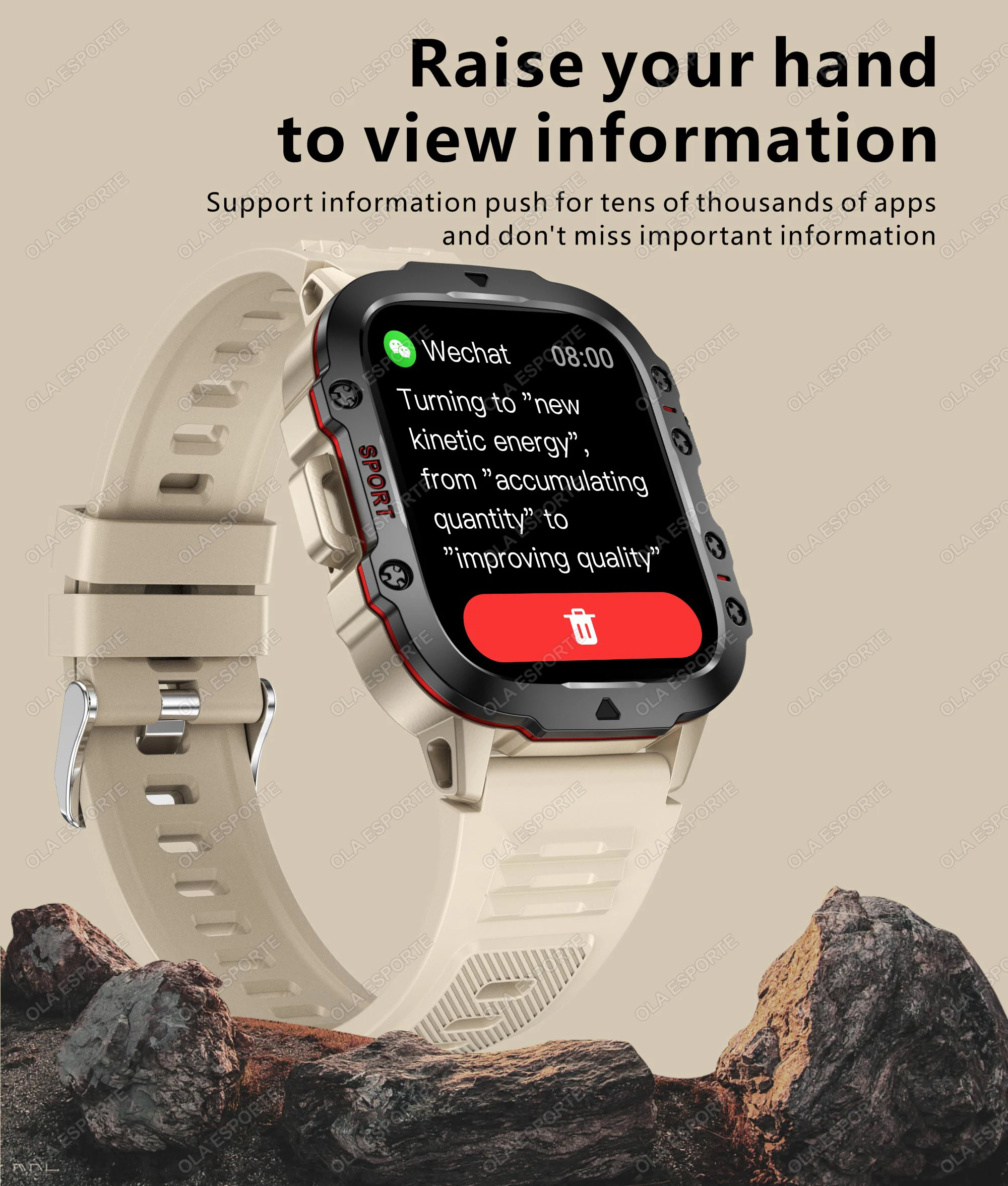 2025 New For Xiaomi Military Smart Watch Men IP68 5ATM Outdoor Sports Fitness Tracker Health Monitor 1.81Inch BT Call Smartwatch 2025 New For Xiaomi Military Smart Watch Men IP68 5ATM Outdoor Sports Fitness Tracker Health Monitor 1.81Inch BT Call Smartwatch