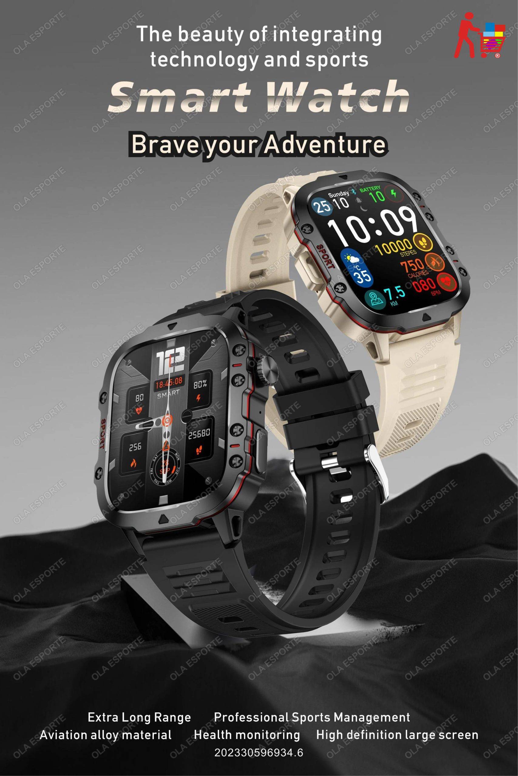 2025 New For Xiaomi Military Smart Watch Men IP68 5ATM Outdoor Sports Fitness Tracker Health Monitor 1.81Inch BT Call Smartwatch 2025 New For Xiaomi Military Smart Watch Men IP68 5ATM Outdoor Sports Fitness Tracker Health Monitor 1.81Inch BT Call Smartwatch