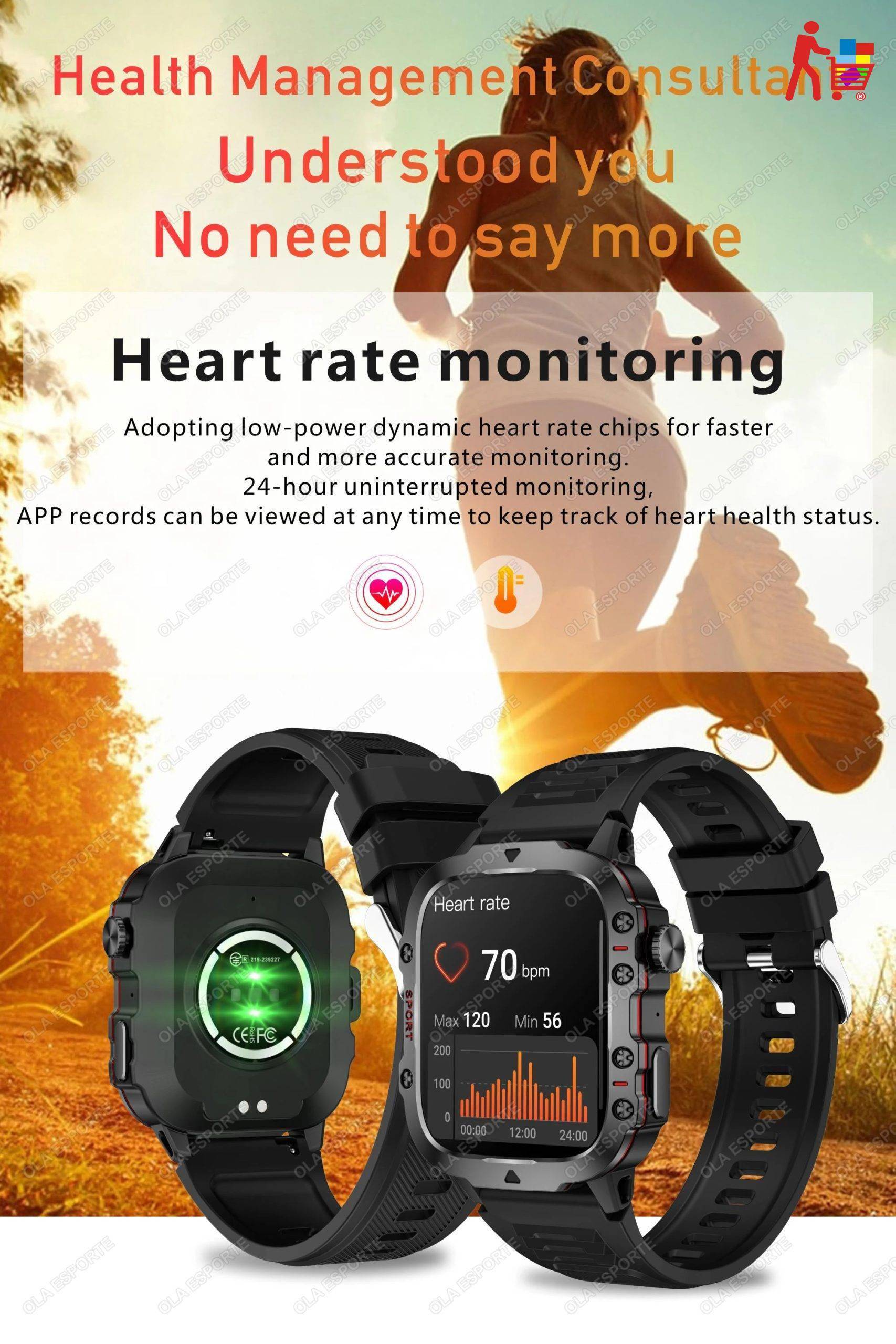 2025 New For Xiaomi Military Smart Watch Men IP68 5ATM Outdoor Sports Fitness Tracker Health Monitor 1.81Inch BT Call Smartwatch 2025 New For Xiaomi Military Smart Watch Men IP68 5ATM Outdoor Sports Fitness Tracker Health Monitor 1.81Inch BT Call Smartwatch