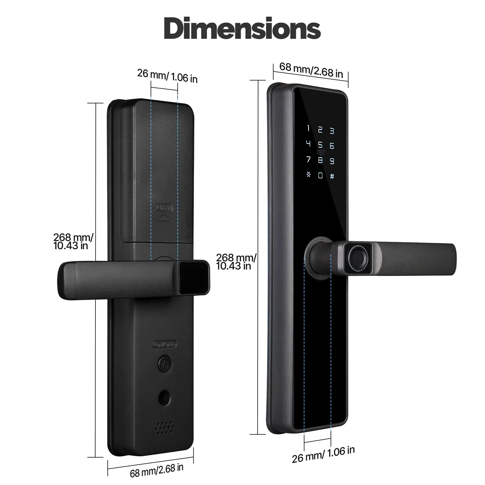 MOES Tuya ZigBee Smart Door Lock Indoor Password Fingerprint Remote Unlock Keycard Tamper Alarm Battery Powered Work With Alexa MOES Tuya ZigBee Smart Door Lock Indoor Password Fingerprint Remote Unlock Keycard Tamper Alarm Battery Powered Work With Alexa