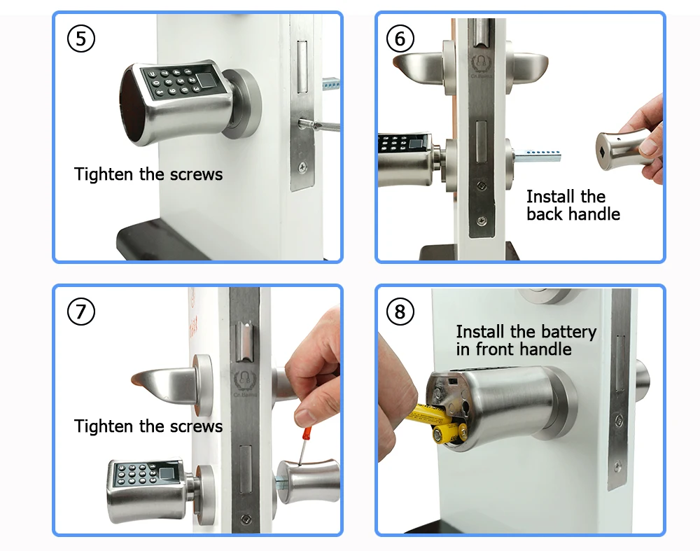 Fingerprint Smart Cylinder Lock password Biometric Electronic door Lock with Code digital Keypad Home intelligent lock airbnb Fingerprint Smart Cylinder Lock password Biometric Electronic door Lock with Code digital Keypad Home intelligent lock airbnb