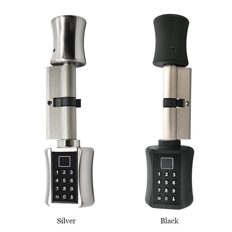 Fingerprint Smart Cylinder Lock password Biometric Electronic door Lock with Code digital Keypad Home intelligent lock airbnb Fingerprint Smart Cylinder Lock password Biometric Electronic door Lock with Code digital Keypad Home intelligent lock airbnb