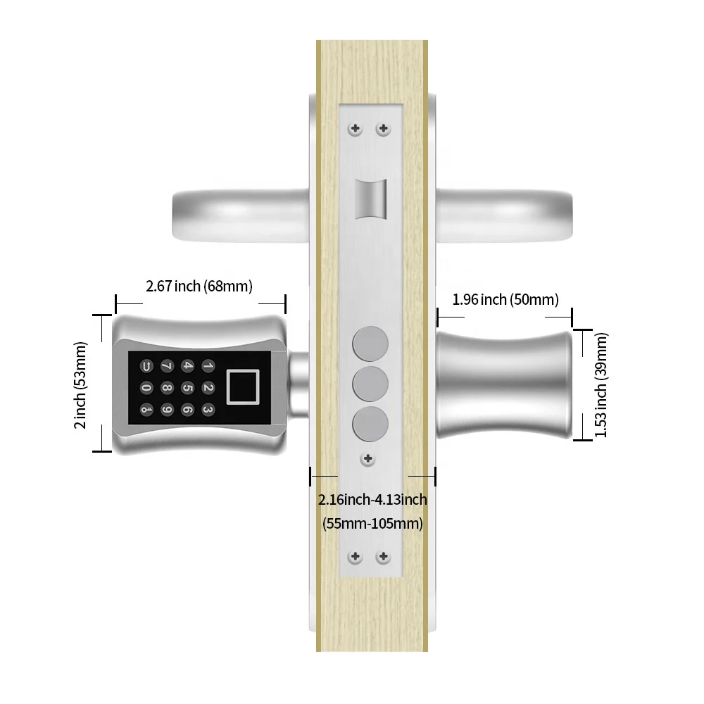 Fingerprint Smart Cylinder Lock password Biometric Electronic door Lock with Code digital Keypad Home intelligent lock airbnb Fingerprint Smart Cylinder Lock password Biometric Electronic door Lock with Code digital Keypad Home intelligent lock airbnb