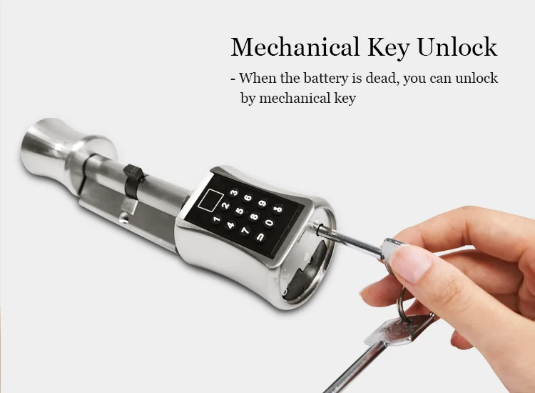 Fingerprint Smart Cylinder Lock password Biometric Electronic door Lock with Code digital Keypad Home intelligent lock airbnb Fingerprint Smart Cylinder Lock password Biometric Electronic door Lock with Code digital Keypad Home intelligent lock airbnb