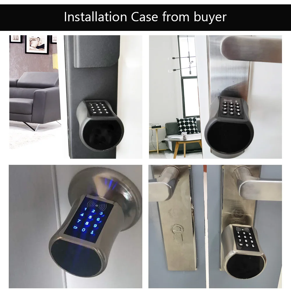 Smart Lock DIY keyless double replacement cylinder lock TT lock app WiFi euro cylinder smart locks Smart Lock DIY keyless double replacement cylinder lock TT lock app WiFi euro cylinder smart locks