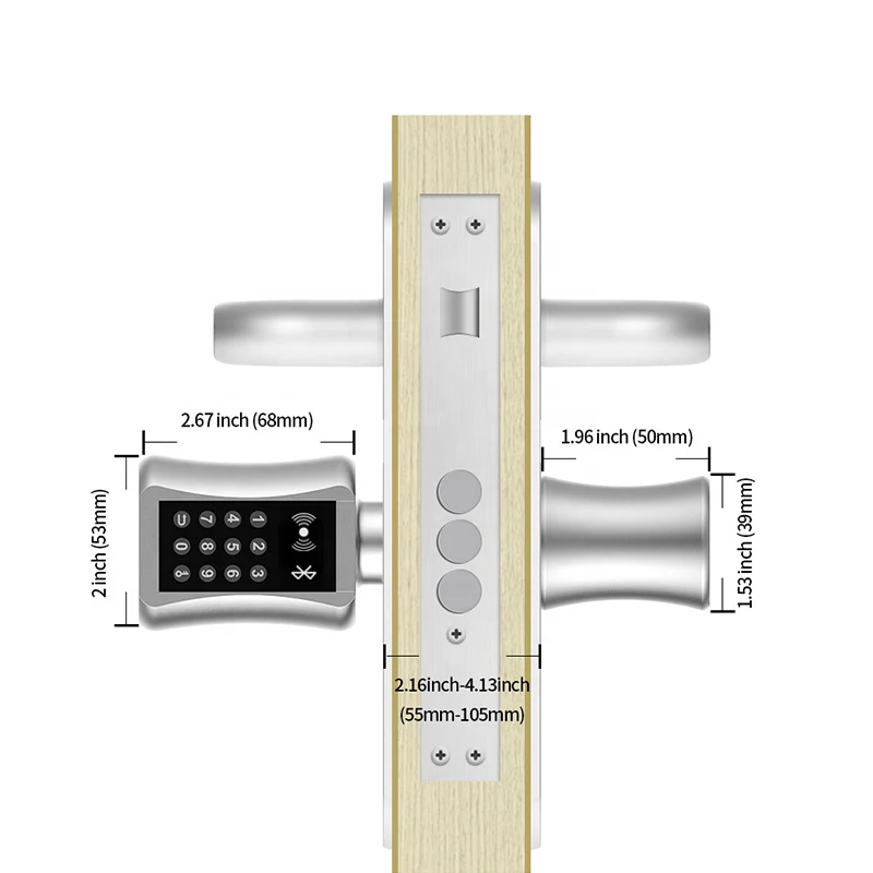 Smart Lock DIY keyless double replacement cylinder lock TT lock app WiFi euro cylinder smart locks Smart Lock DIY keyless double replacement cylinder lock TT lock app WiFi euro cylinder smart locks