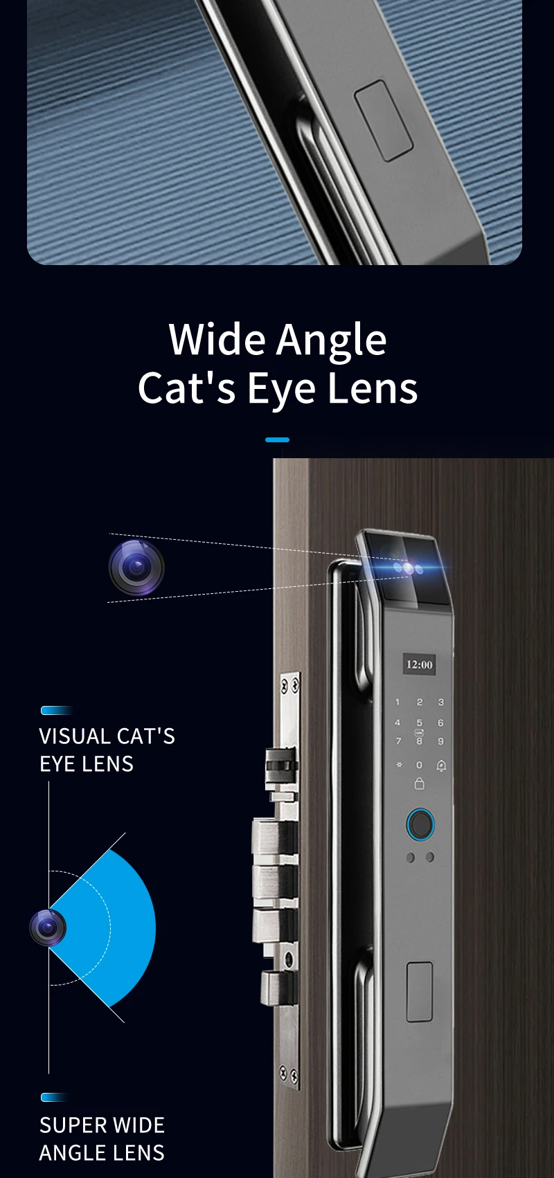 XSDTS Wifi Tuya APP Face Recognition Smart Door Lock With Camera Video Call Voice Intercom Digital Door Lock Automatic Door Lock XSDTS Wifi Tuya APP Face Recognition Smart Door Lock With Camera Video Call Voice Intercom Digital Door Lock Automatic Door Lock