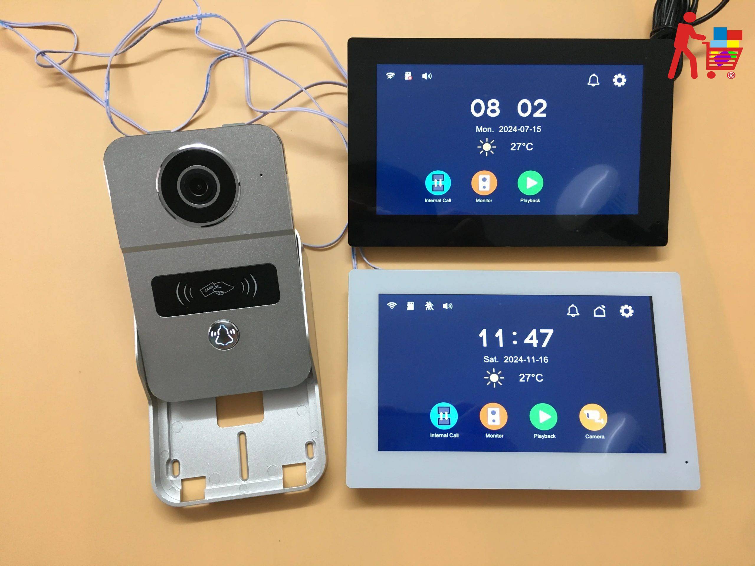 7/10inch Wifi 2 Wire Intercom Door Bell Video Intercom System For Home Doorphone WiFi Tuya Smart Life APP 1080P Touch Monitor 7/10inch Wifi 2 Wire Intercom Door Bell Video Intercom System For Home Doorphone WiFi Tuya Smart Life APP 1080P Touch Monitor